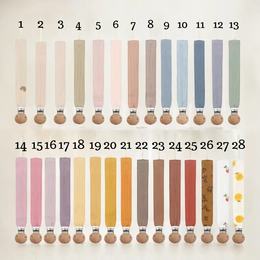 Attache tétine personnalisée