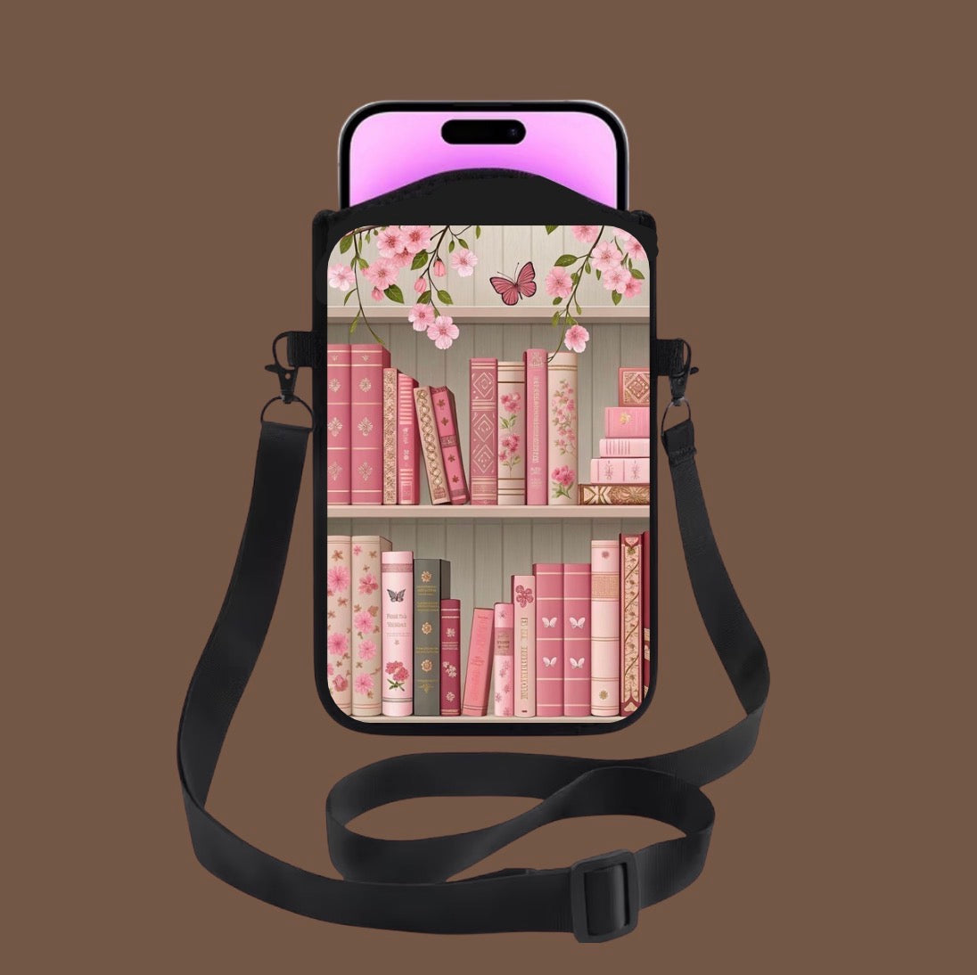 Sacoche téléphone bandoulière - livre