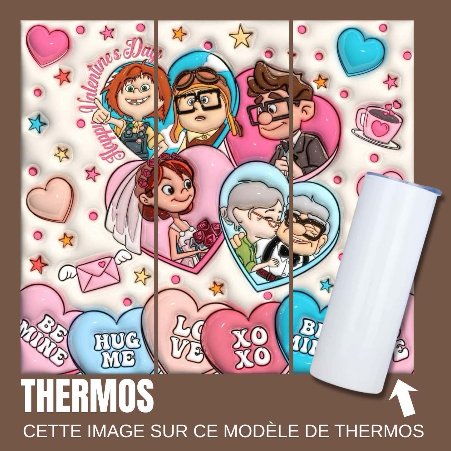 Gourde isotherme - la haut