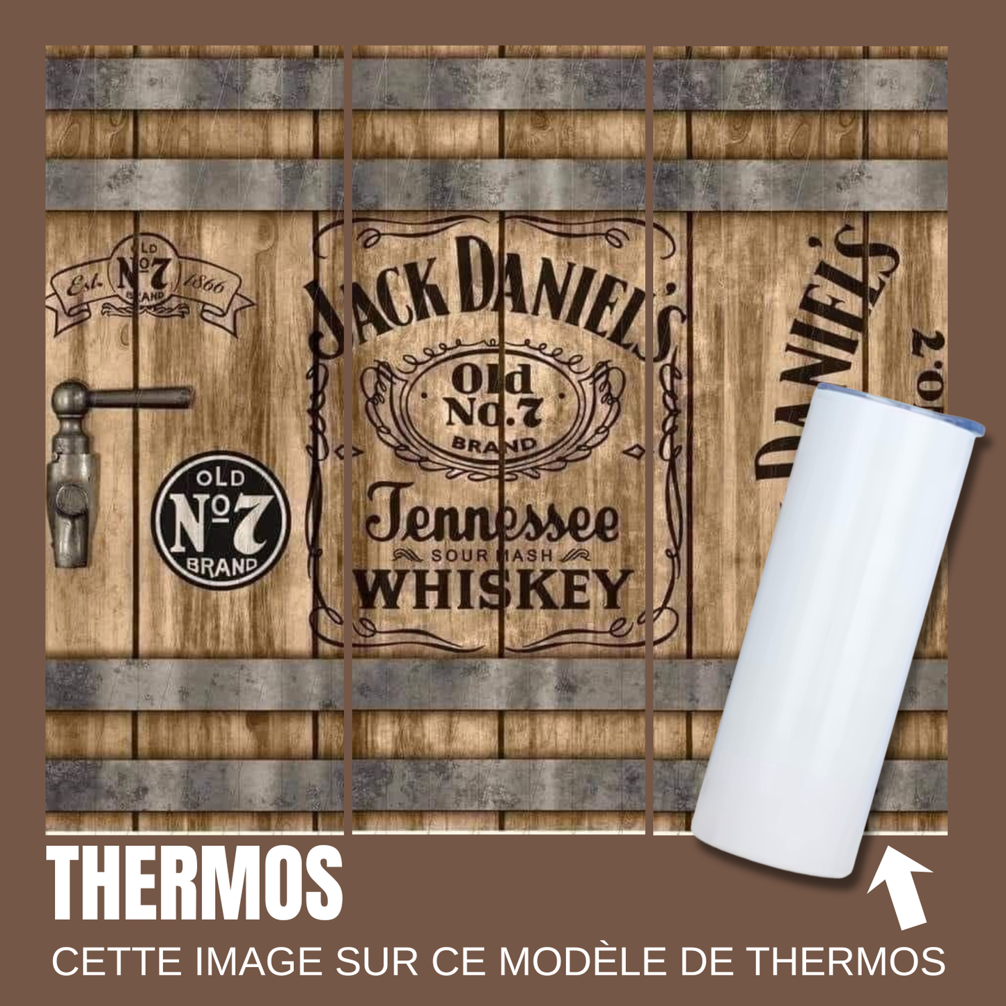 Gourde isotherme - jack Daniels