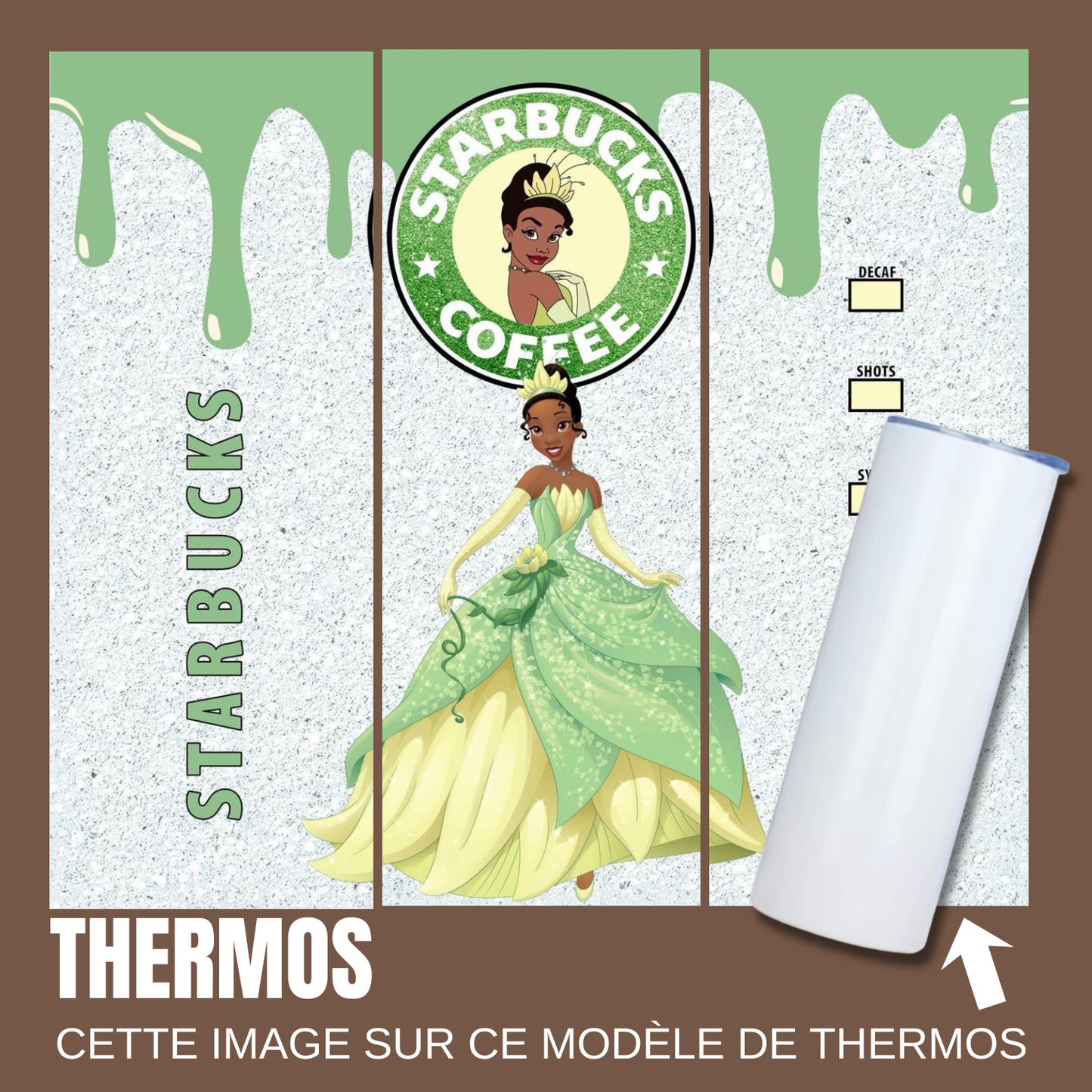 Gourde isotherme - princesse et la grenouille