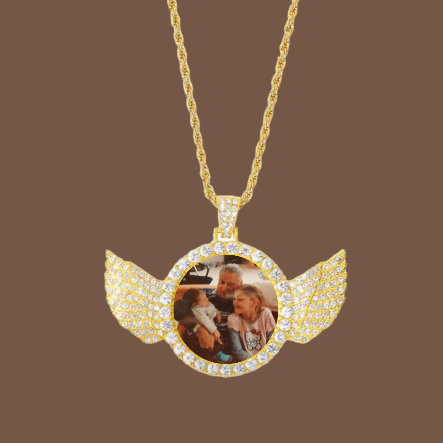 Collier ailes d’ange photo