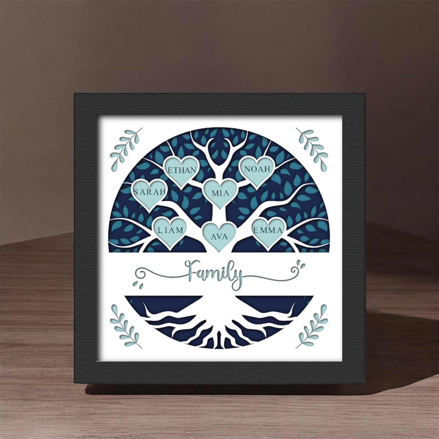 Cadre 3D arbre de vie