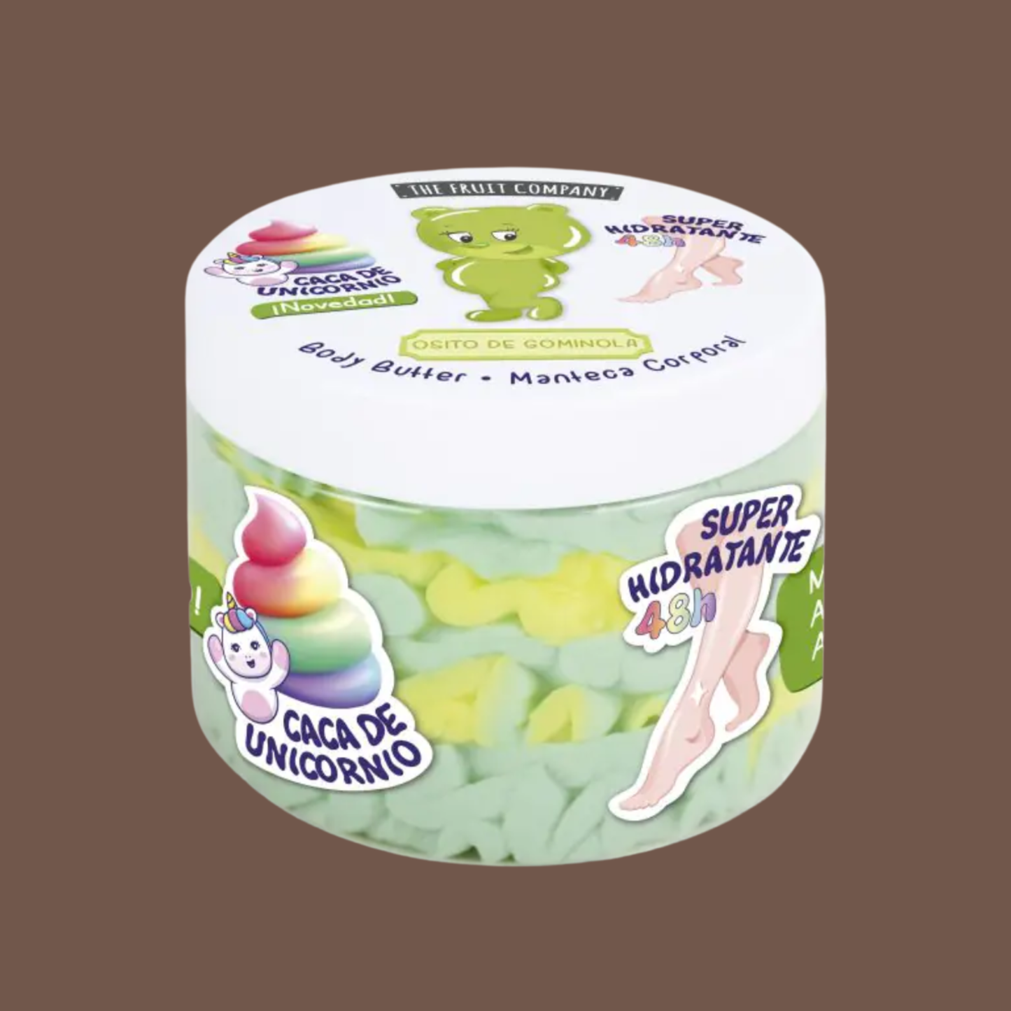 Crème corporelle odeur bonbon à la banane