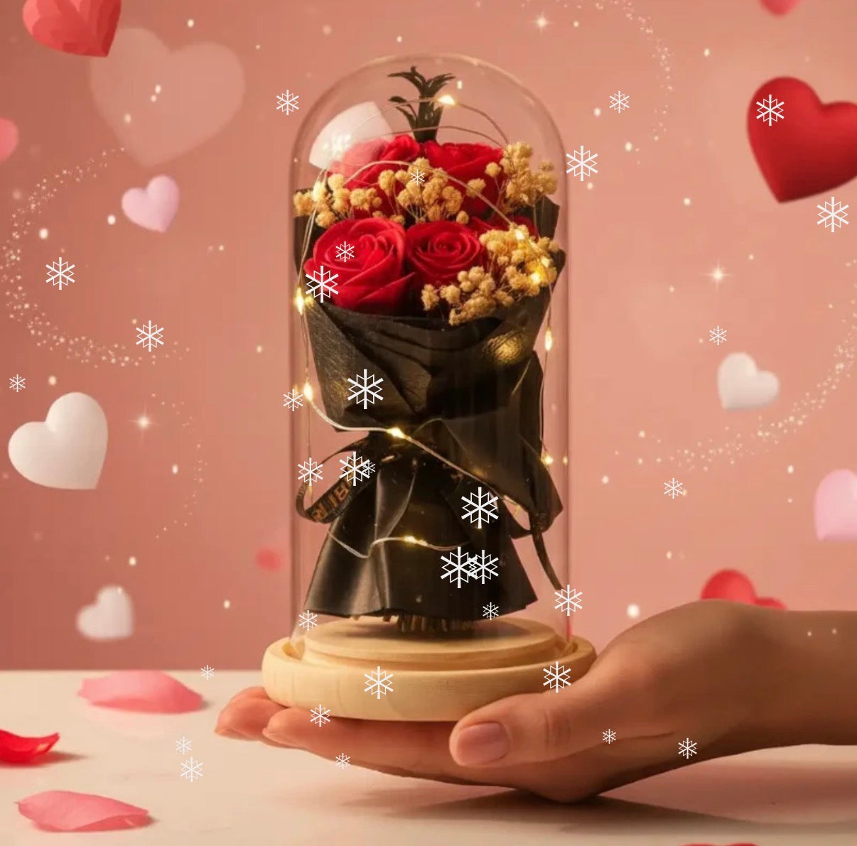 Bouquet de rose éternel