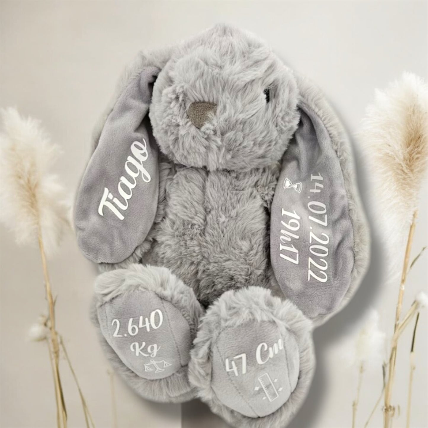 Peluche lapin personnalisée