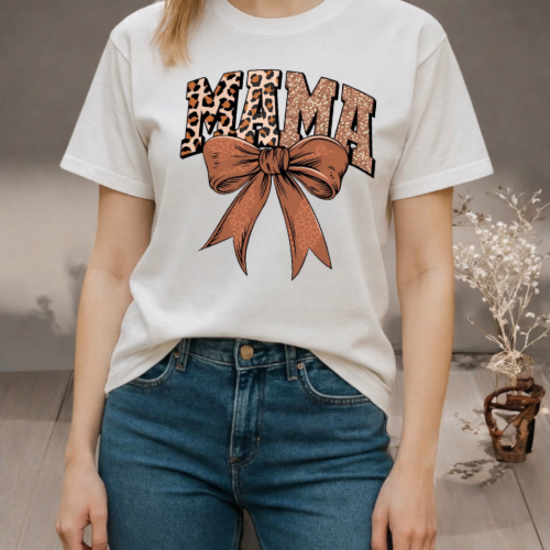 T-shirt « mama léopard »