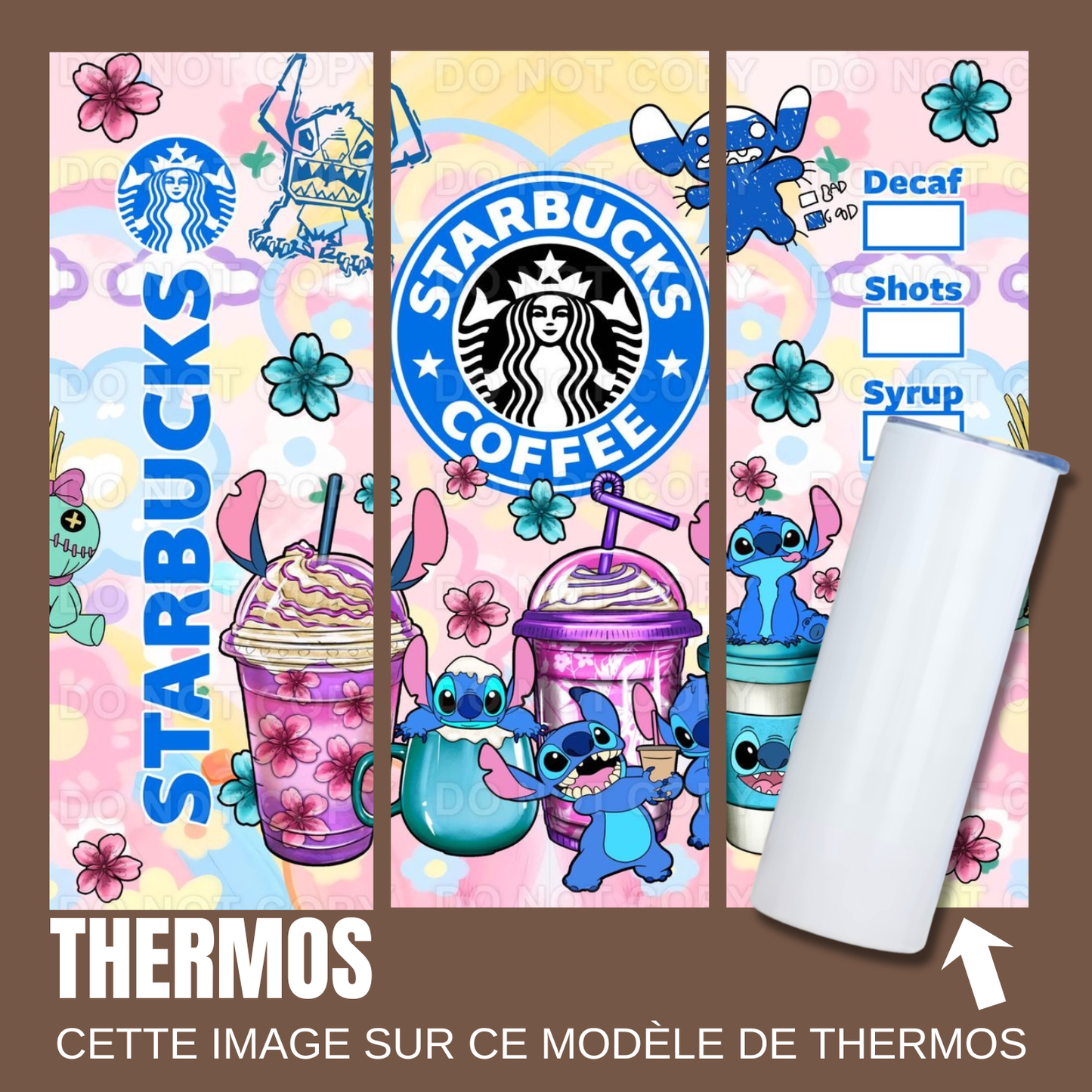 Gourde isotherme - Stitch gourmand