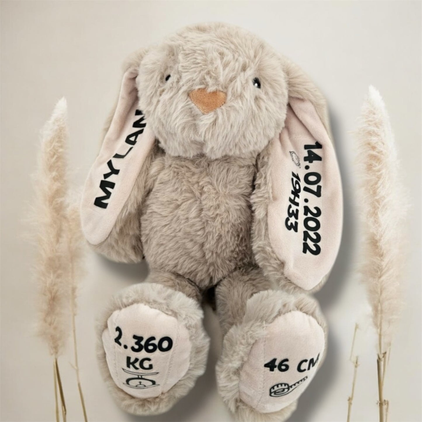 Peluche lapin personnalisée