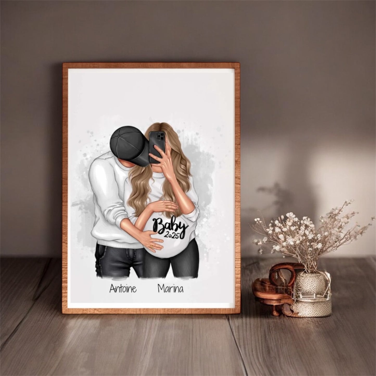 Affiche « baby is coming.. »