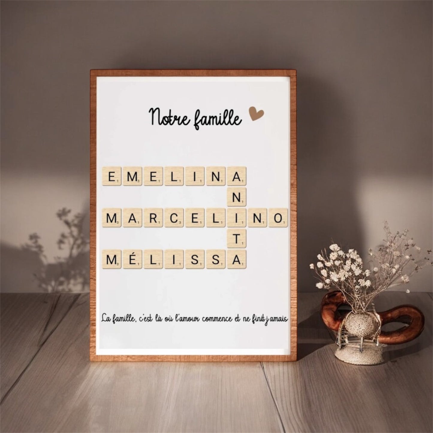 Affiche « Scrabble »