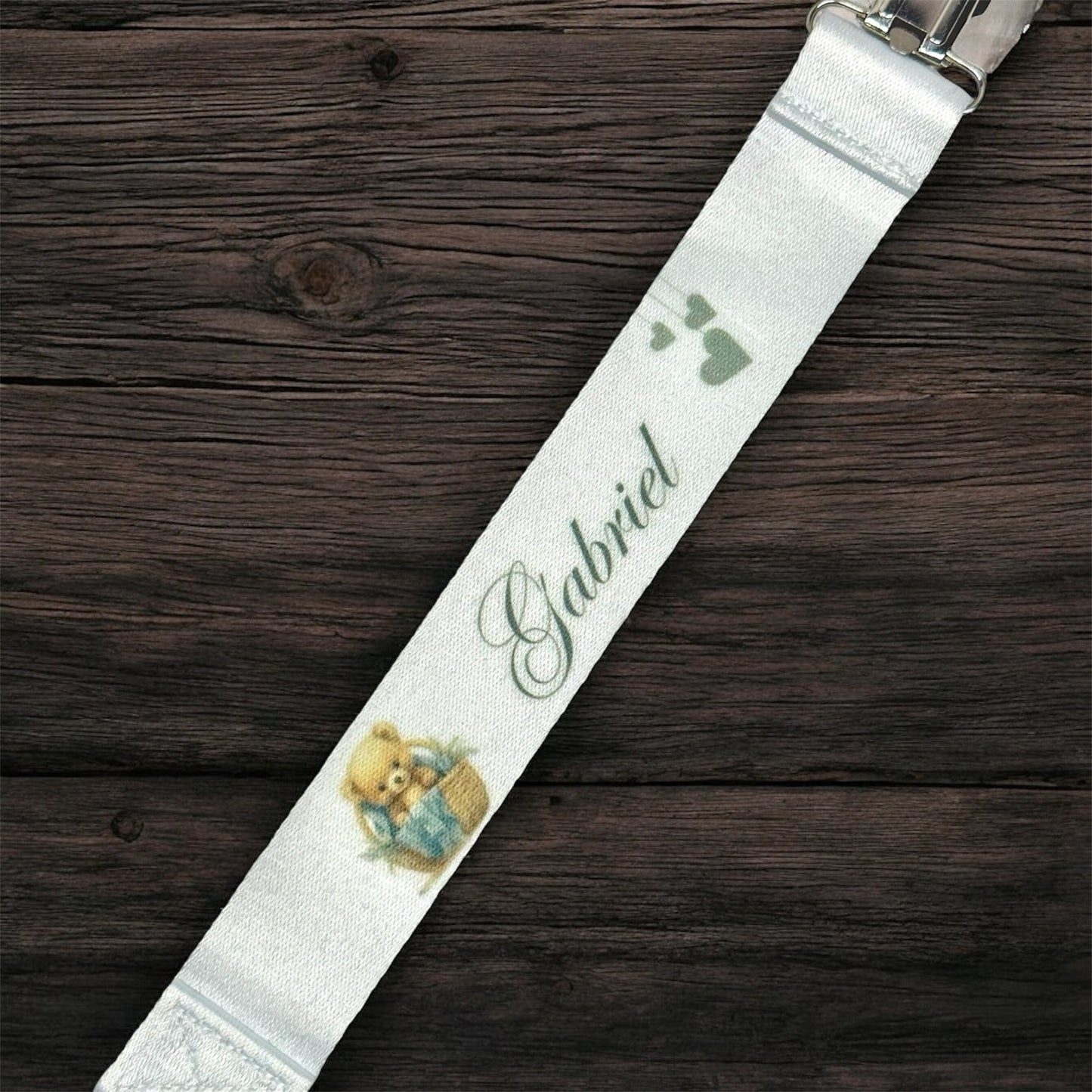 Attache tétine personnalisée