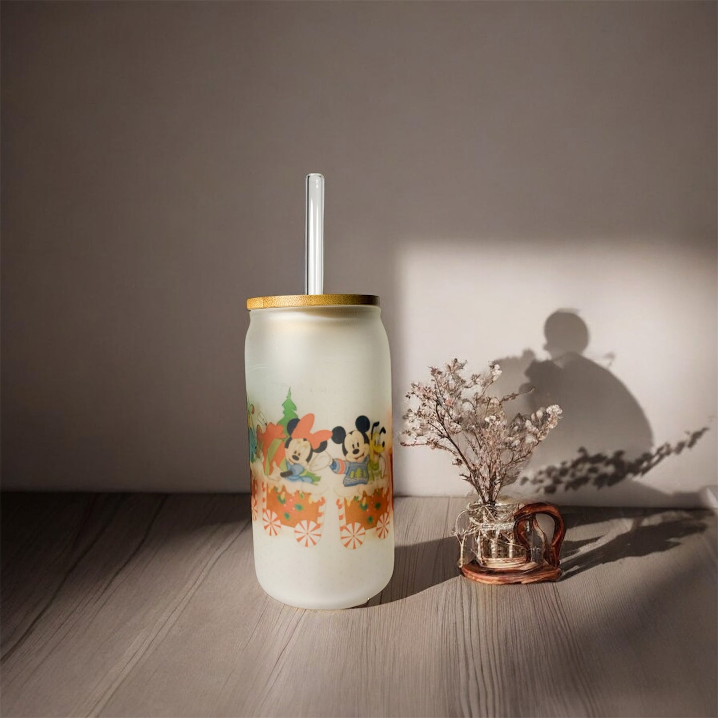 Verre à paille Mickey et ses amis