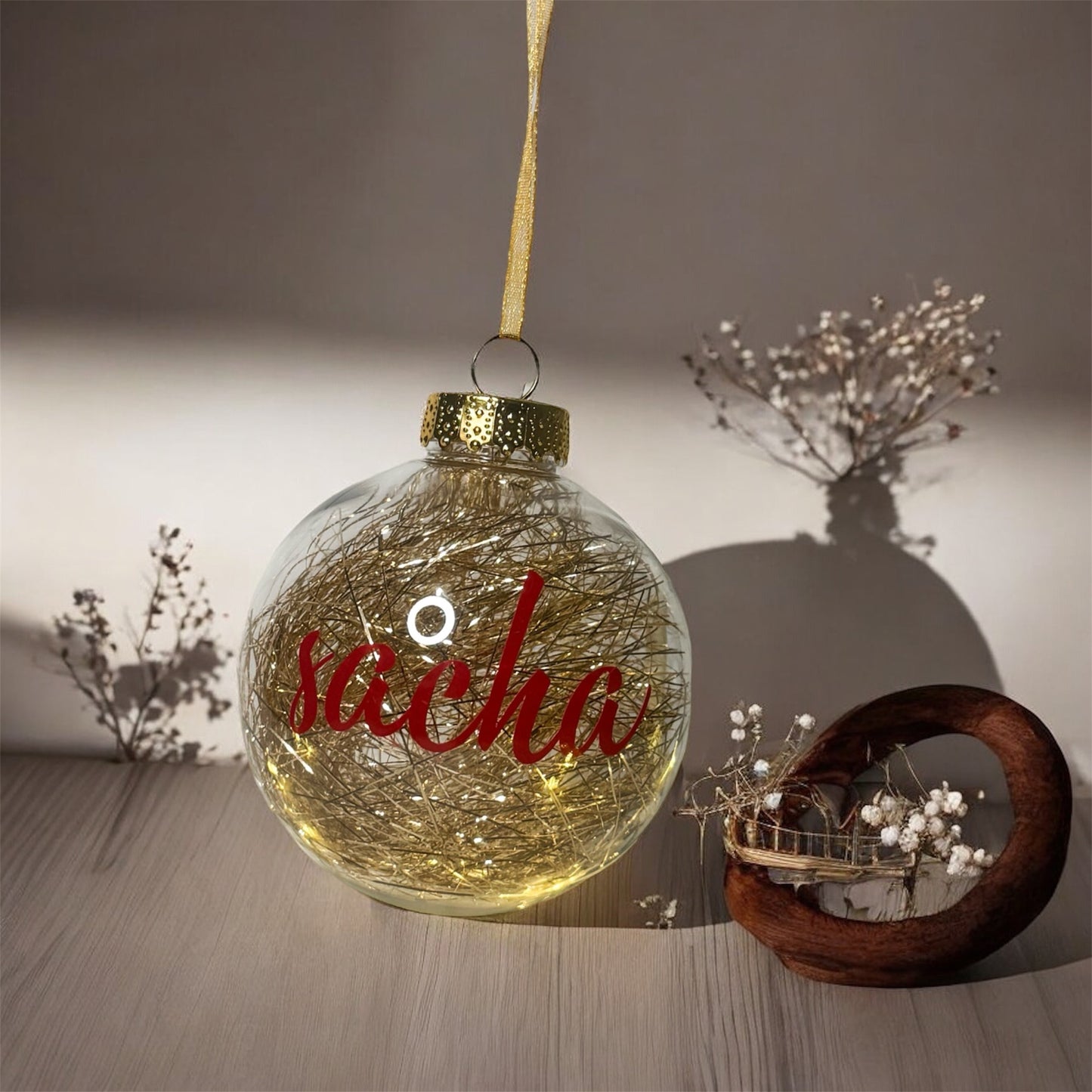 Boule de Noël prénom