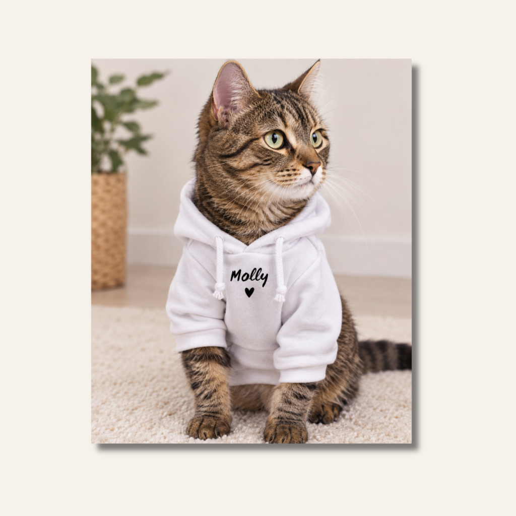 Pull personnalisable pour chat et chien