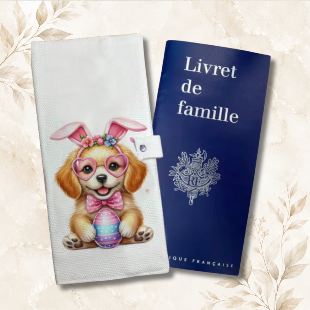 Protège livret de famille Personnalisable
