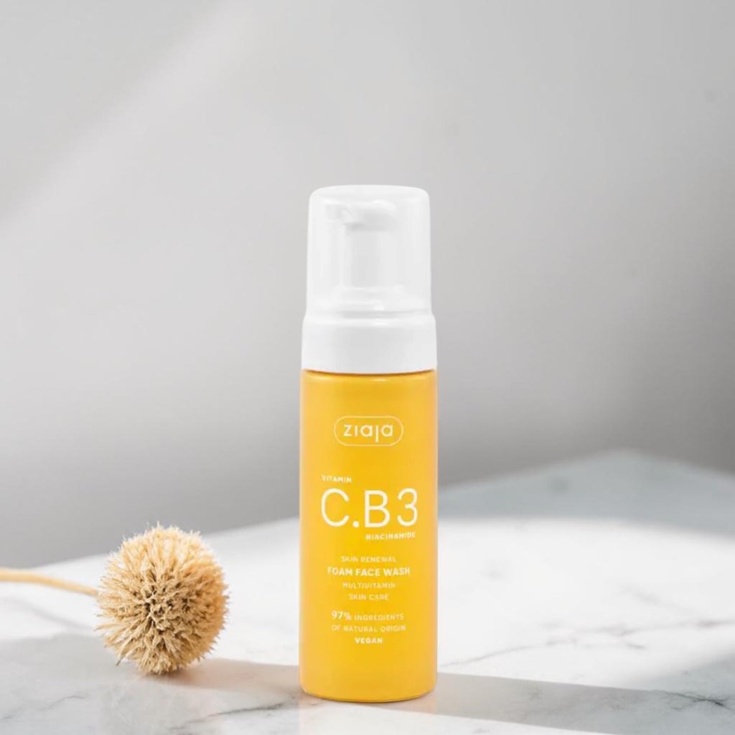 Mousse Nettoyante Visage Éclat Vitamine C.B3 Niacinamide