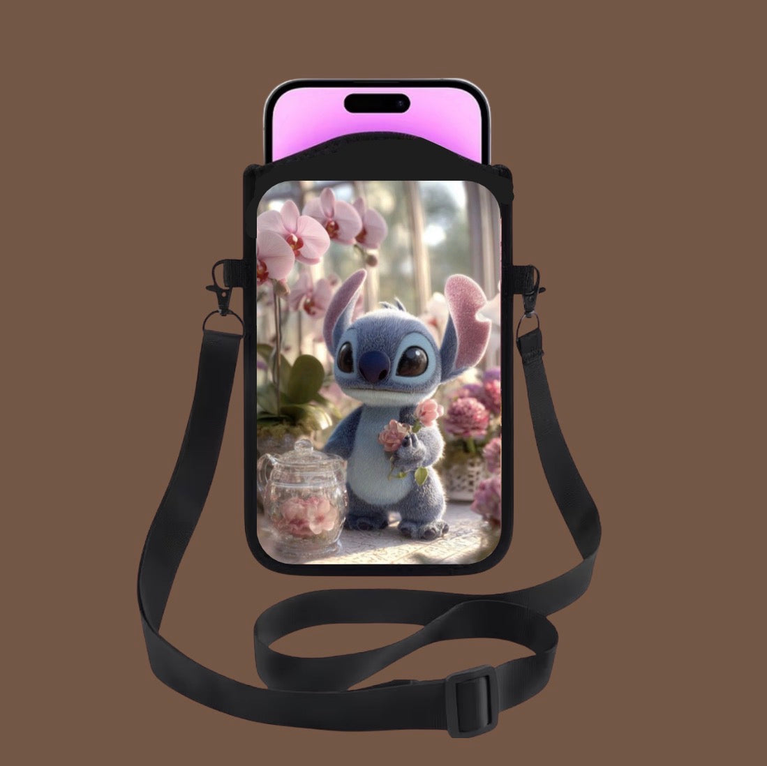 Sacoche téléphone bandoulière - Stitch