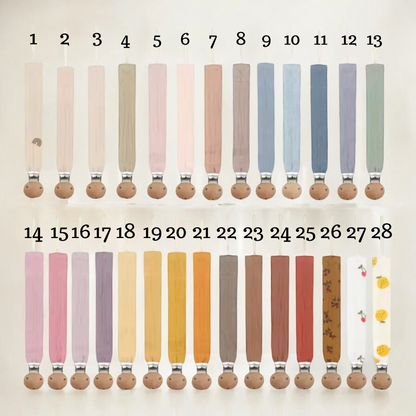 Attache tétine personnalisée