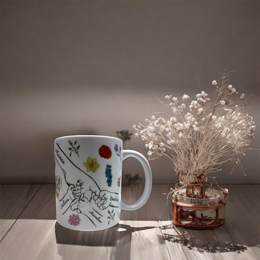 Tasses « maman et ses petits cœurs »