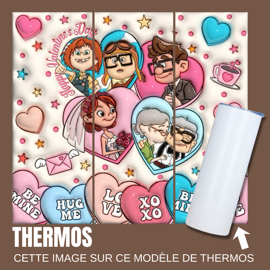 Gourde isotherme - la haut