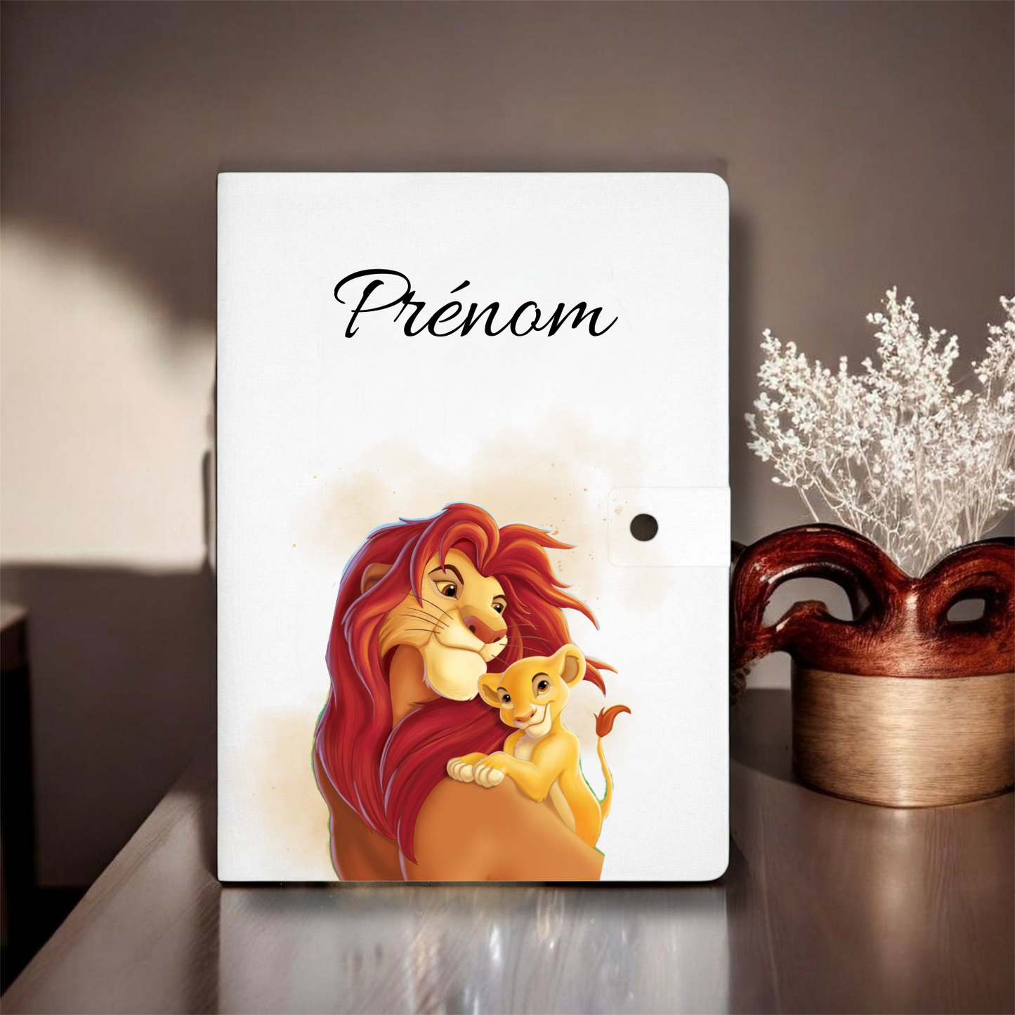 Protège carnet de santé Roi lion