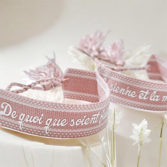 Bracelet « de quoi que soient faites nos âmes… »