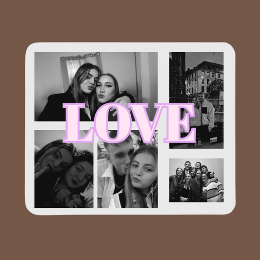 Tapis de souris - photo love