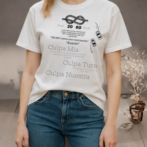 T-shirt « à contre sens »