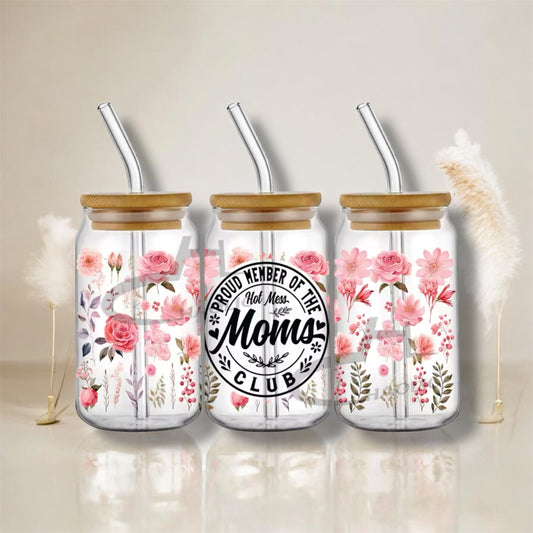 Verre à paille « mom »