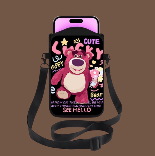 Sacoche téléphone bandoulière - ourson