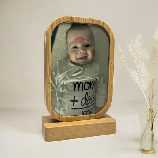 Cadre photo en bois personnalisé