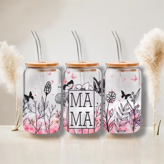 Verre à paille « mama »