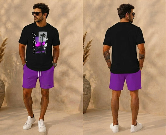 Ensemble 2 pièces violet - Homme
