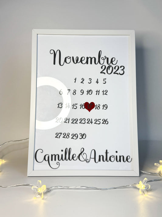 Cadre date couple