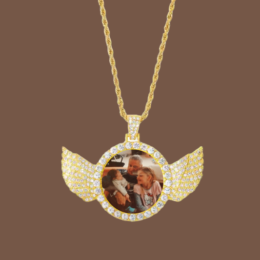 Collier ailes d’ange photo