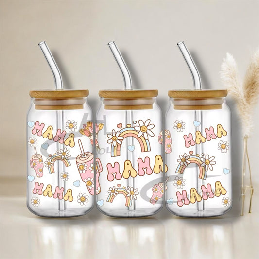 Verre à paille « mama »