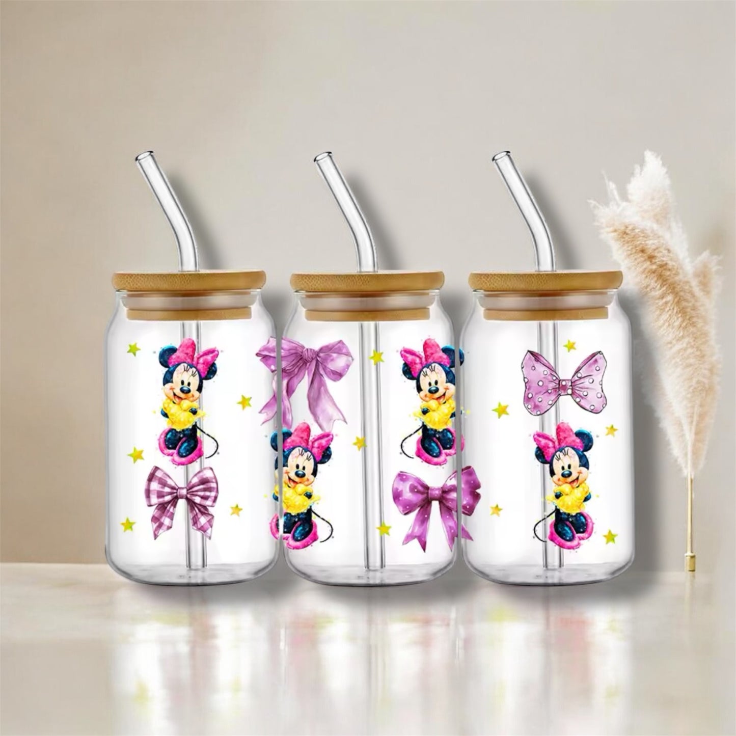 Verre à paille « Minnie »