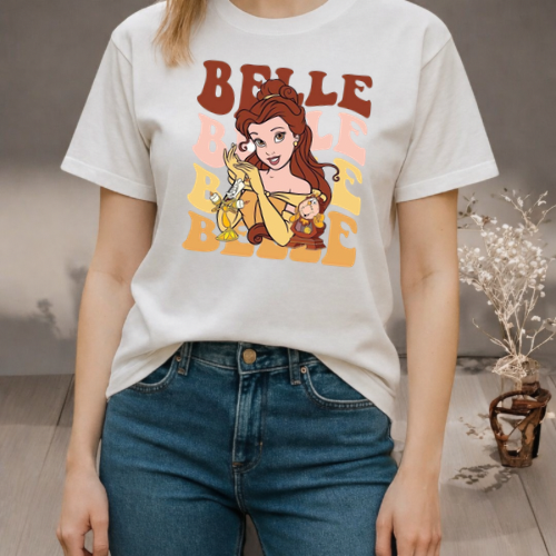 T-shirt « Belle et la bête »