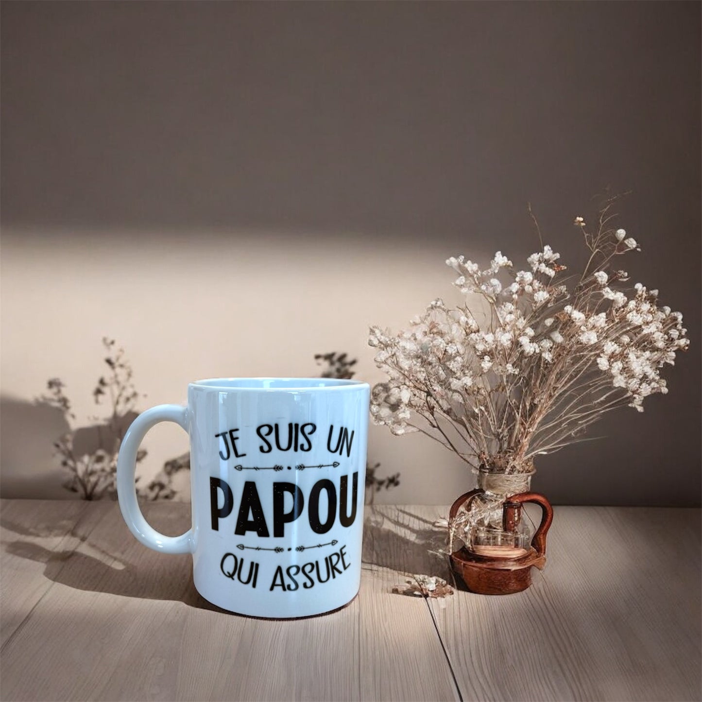 Tasse « je suis un papou qui assure »