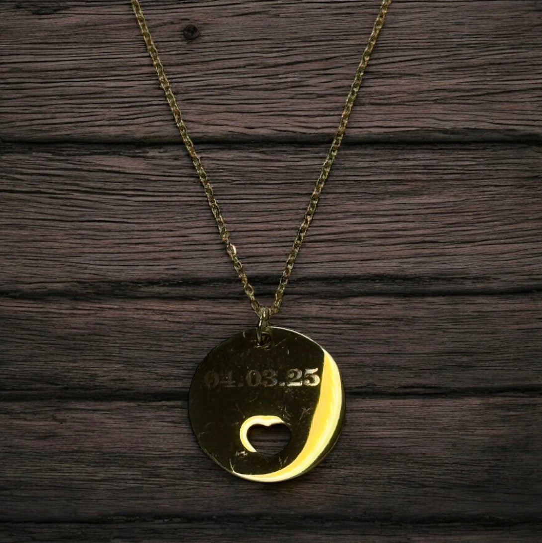 Collier personnalisé avec date