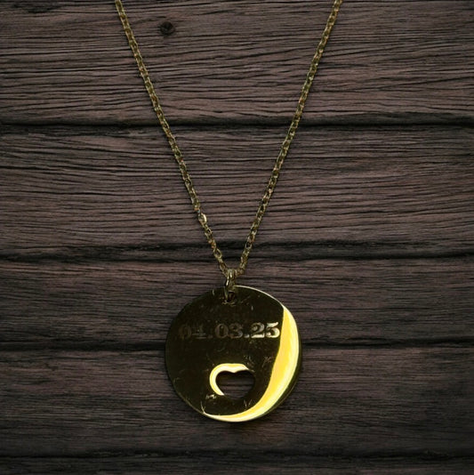 Collier personnalisé avec date