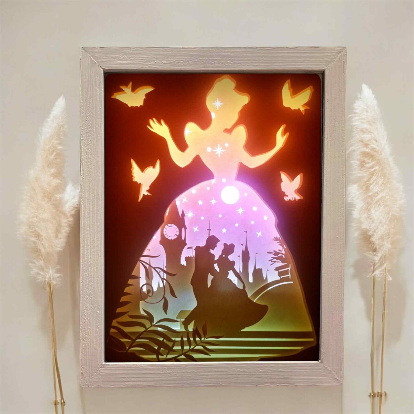Cadre lumineux - Cendrillon
