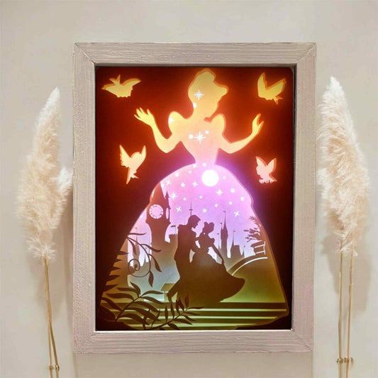 Cadre lumineux - Cendrillon