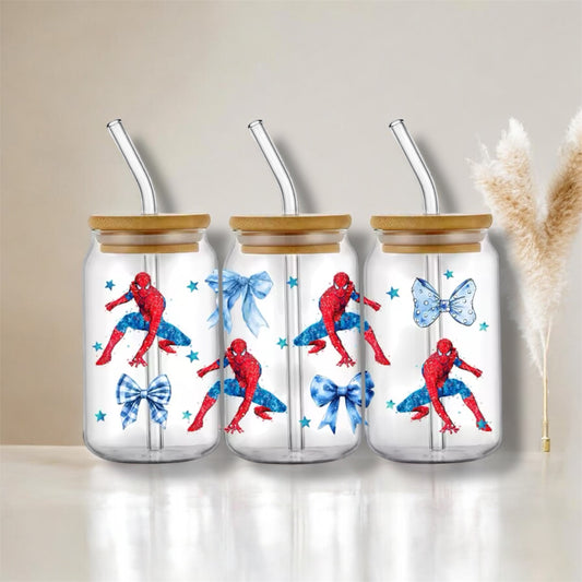 Verre à paille « Spiderman »