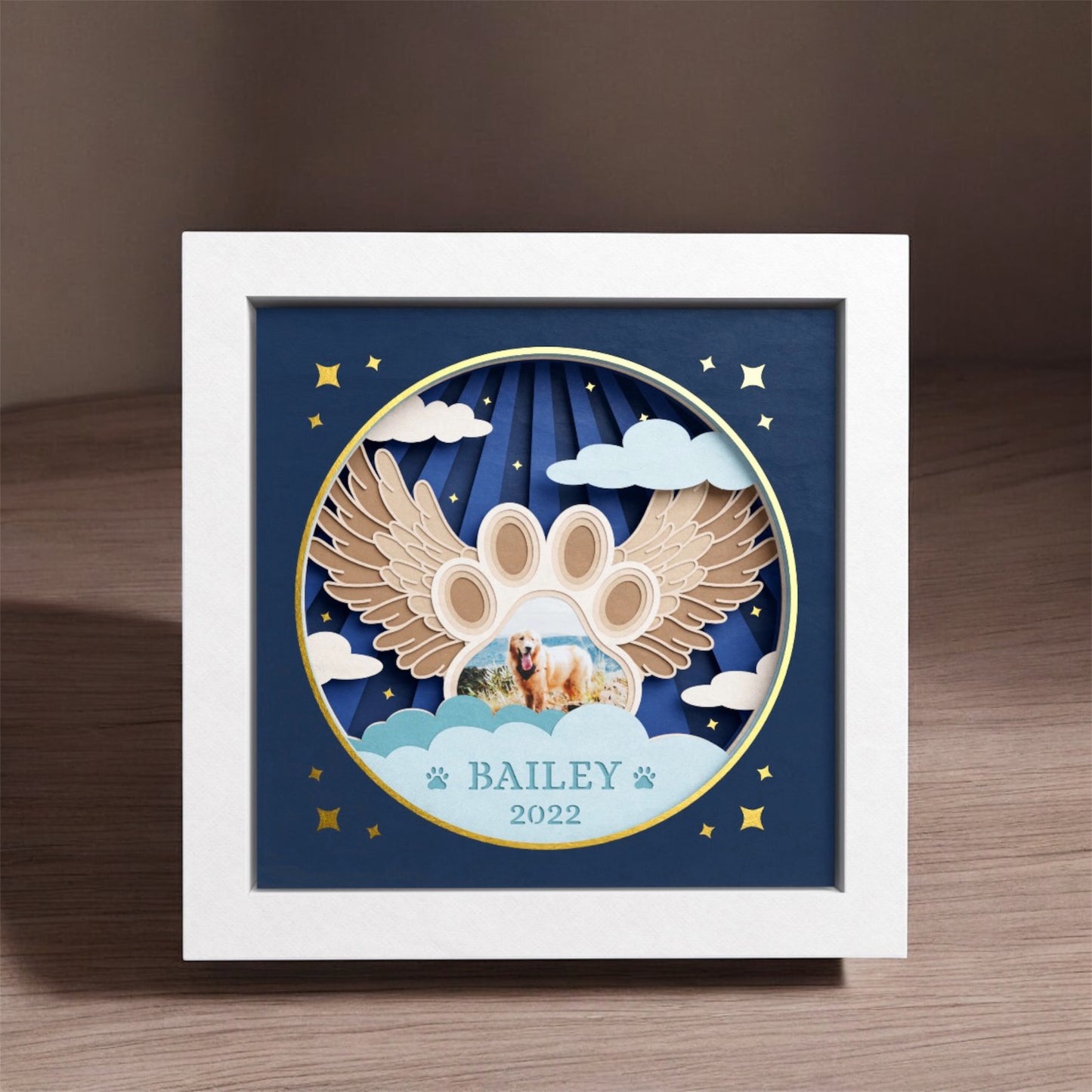 Cadre 3D souvenir animal