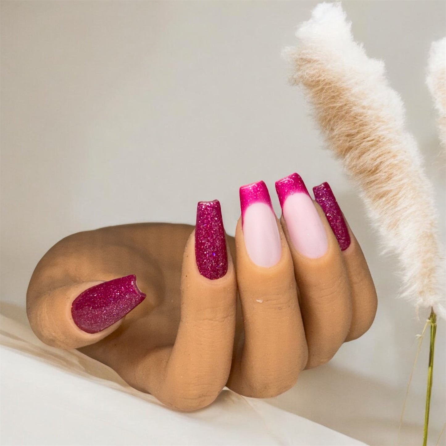 Press on Nails - French cerise