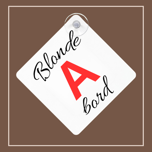 Blonde À bord
