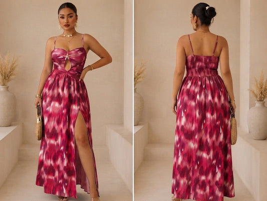 Longue Robe été - Grande taille Femme