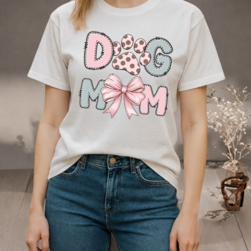 T-shirt « dog mom »
